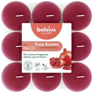 Bolsius Podgrzewacze zapachowe True Scents 6h 18szt. granat