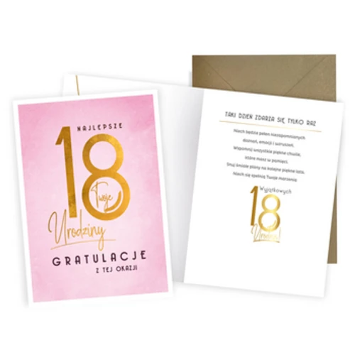 Karnet V-008 Urodziny 18 (osiemnastka, cyfry) 1775825973189-dl564m.png
