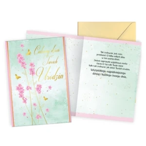 Karnet PR-506 Urodziny (kwiatki)