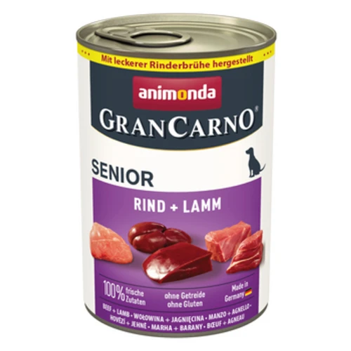 Animonda GranCarno Senior wołowina + jagnięcina 400g 1775827936865-lzocd9.png