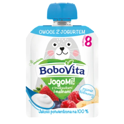 BoboVita JogoMi! Owoce z jogurtem z truskawkami i malinami po 8 miesiącu 80 g image-editor%2Fzip-import%2F1776698382077-1617-54bb85e856f2.png
