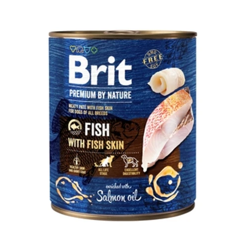 Brit Premium by Nature, smak rybny z rybią skórą, 800 g 1775827968683-ocyuh8.png