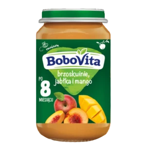 BoboVita Deserek Brzoskwinie, jabłka i mango po 8 miesiącu 190g