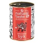 Dolina Noteci Natural Taste Karma dla psa Wściekły Byk 800g