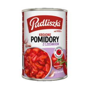 Pomidory krojone z czosnkiem Pudliszki 400g