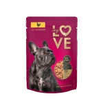 My Love pełnoporcjowa karma w saszetkach dla dorosłych psów z kurczakiem 100g