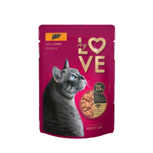 My Love Pełnowartościowa karma w saszetkach dla dorosłych kotów z wątróbką w sosie 85 g image-editor%2Fzip-import%2F1776698382077-1651-a66b8d802e66.png