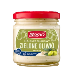 MOSSO Majonez smakowy zielone oliwki 170g