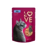 My Love pełnowartościowa karma w saszetkach dla dorosłych kotów z rybą w sosie 85 g