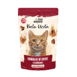 Pan Mięsko Kocia Uczta Kawałki w sosie z królikiem 85g