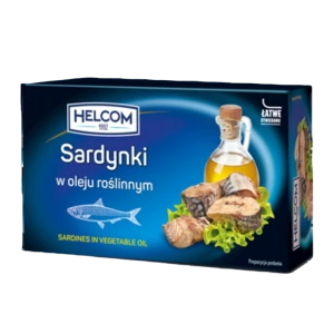 Sardynki w oleju roślinnym 125g HELCOM