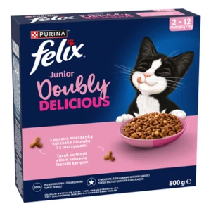 FELIX JUNIOR Doubly Delicious Kurczak 800 g