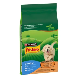 Friskies® Junior z kurczakiem, z warzywami i z mlekiem 7 kg