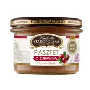 Kuchnia Staropolska Pasztet z żurawiną 160g
