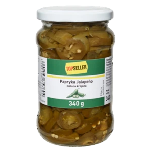 TOPSELLER Papryka Jalapeno zielona krojona 340 g