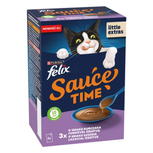 FELIX Sauce Time Łosoś i Kurczak 6 x 40 g 1775828291706-hc85n5.png