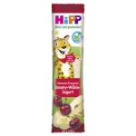 HiPP Batonik Owocowy Przyjaciel Banany-Wiśnie-Jogurt BIO, po 1. roku, 23 g