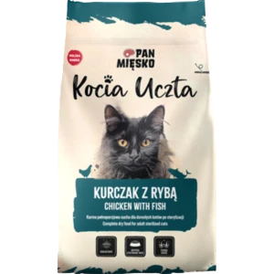 Pan Mięsko Kocia Uczta Kurczak z rybą 550 g