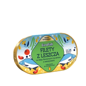 EVRAFISH Filety z leszcza w oleju tłoczonym na zimno z warzywami 170g