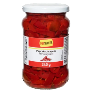 TOPSELLER Papryka Jalapeno czerwona krojona 340 g