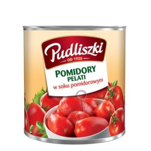 Pomidory pelati w soku pomidorowym Pudliszki 2,55 kg