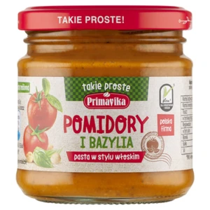 Primavika Pomidory i bazylia - pasta w stylu włoskim 160 g