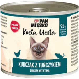 Pan Mięsko Kocia Uczta Kurczak z tuńczykiem 200 g
