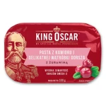 King Oscar Pasta z kawioru i delikatnej wątróbki dorsza z żurawiną 100g