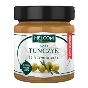 Pasta tuńczyk z zielonymi oliwkami 180 g HELCOM PREMIUM