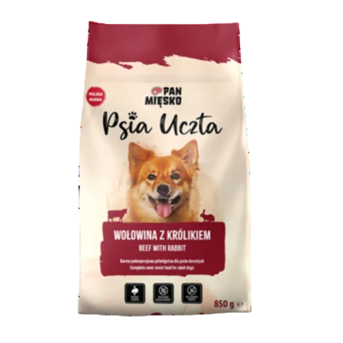 Pan Mięsko Psia Uczta Wołowina z królikiem 850 g image-editor%2Fzip-import%2F1776698382077-1742-ad32828482a4.png