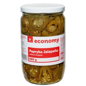 TGE Papryka Jalapeno zielona krojona 680 g