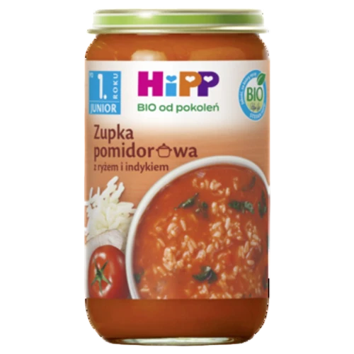HiPP Zupka pomidorowa z ryżem i indykiem BIO, 250 g image-editor%2Fzip-import%2F1776698382077-1756-5455fdcf7582.png