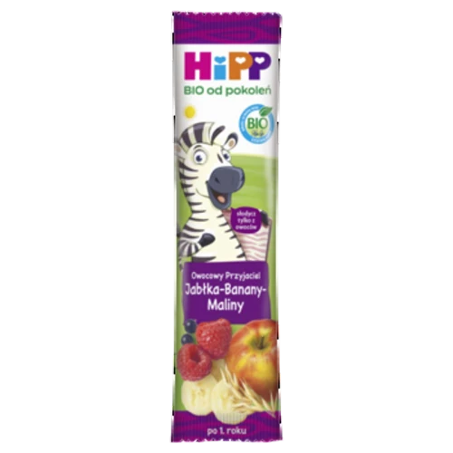 HIPP Batonik Owocowy Przyjaciel Jabłka-Banany-Maliny BIO, 23 g image-editor%2Fzip-import%2F1776698382077-1758-a2a4ac50cb65.png