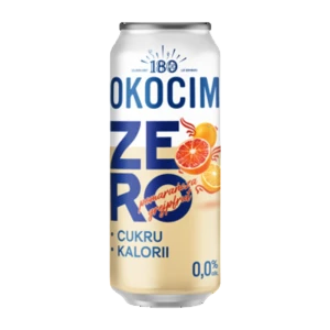 Okocim 0% Pomarańcza Grejpfrut puszka 500 ml