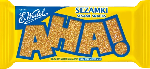 Sezamki AHA! E. Wedel 27,2g