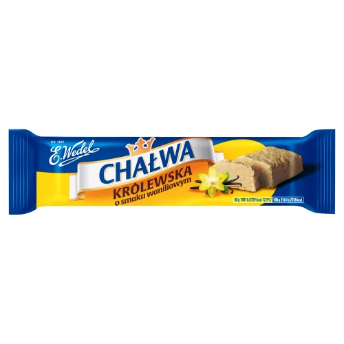 Chałwa Waniliowa E. Wedel 100 g 5901588067117_T1_E._Wedel_Chalwa_królewska_o_smaku_waniliowym_100_g.png