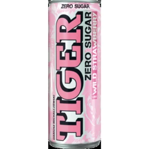 Tiger Zero Sugar o smaku Wild Strawberry gazowany napój energetyzujący 250 ml (promocja)