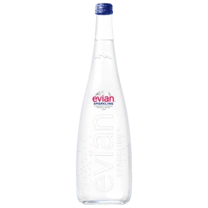 EVIAN woda mineralna gazowana szkło 750ml (promocja)