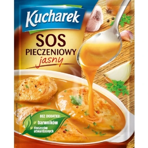 Sos Pieczeniowy Jasny Do Mięs Dań Intensywny Smak i Aromat - 28 g Kucharek (promocja) 851f6c7d715b7fc489905c2b3feef733