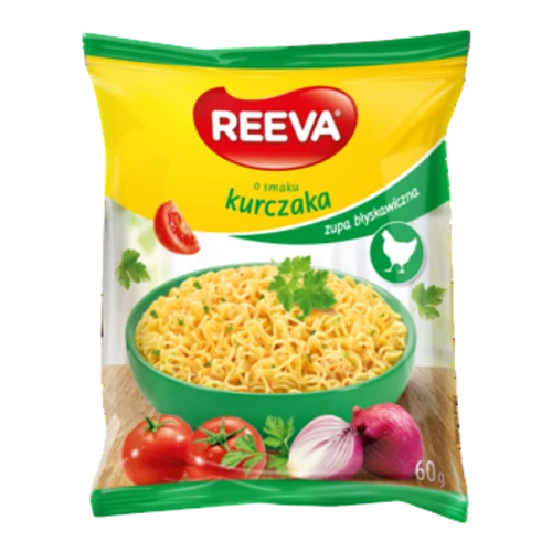 Zupka Błyskawiczna Chińska o Smaku Kurczaka - Kurczak Instant Reeva 60g (promocja) bb86c60362bdb5cee138659662c880a3