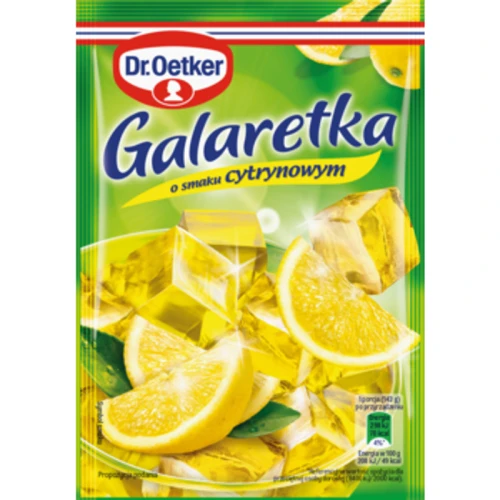 Dr. Oetker Galaretka o smaku cytrynowym 72 g (promocja) 919d1abc6c63423322e82461dc9f690f