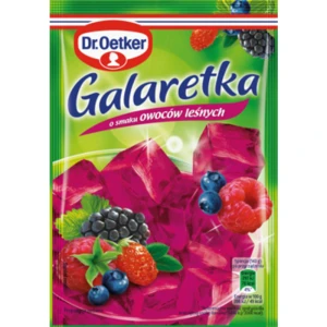 Dr. Oetker Galaretka o smaku owoców leśnych 72 g (promocja)