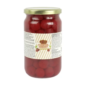 Il Conte Czereśnie koktajlowe czerwone drylowane bez ogonków w syropie 750g (promocja)