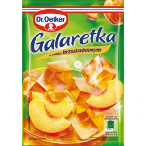 Dr. Oetker Galaretka o smaku brzoskwiniowym 72 g (promocja)