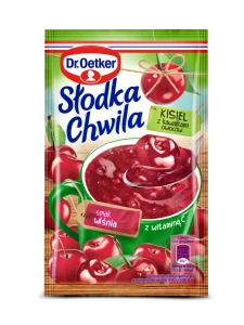 Dr. Oetker Słodka Chwila Kisiel wiśniowy z owocami 31,5g (promocja)