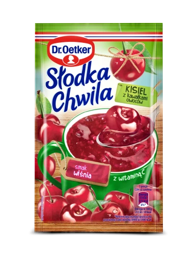 Dr. Oetker Słodka Chwila Kisiel wiśniowy z owocami 31,5g (promocja) 8f743b1fe951e573e7a06d28da3b1470