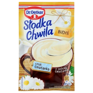 Dr. Oetker Słodka Chwila Budyń śmietankowy 43g Nowa receptura (promocja)
