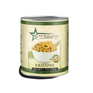 Oliwki zielone krojone w zalewie 3000/1560 g Staroliva (promocja)