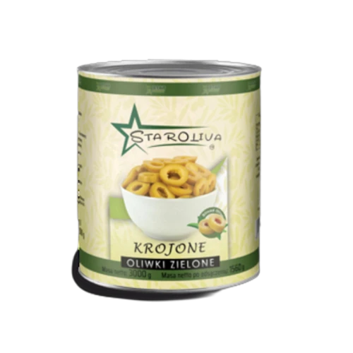 Oliwki zielone krojone w zalewie 3000/1560 g Staroliva (promocja) 5181d992b75c24d0ec6debe7cabf7d6f