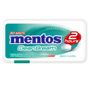 Mentos 2 Hours Clean Breath Intense Mint 21g (promocja)